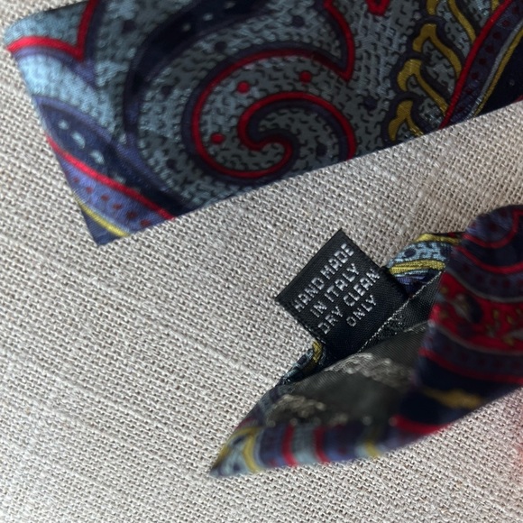 Vintage Marino Gabri Handmade 100% Italy Silk Tie - Picture 3 of 5